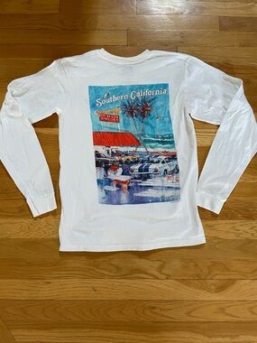 LIKE NEW VINTAGE 1991 In-N-Out Burger California Long Sleeve Tshirt-Size Small